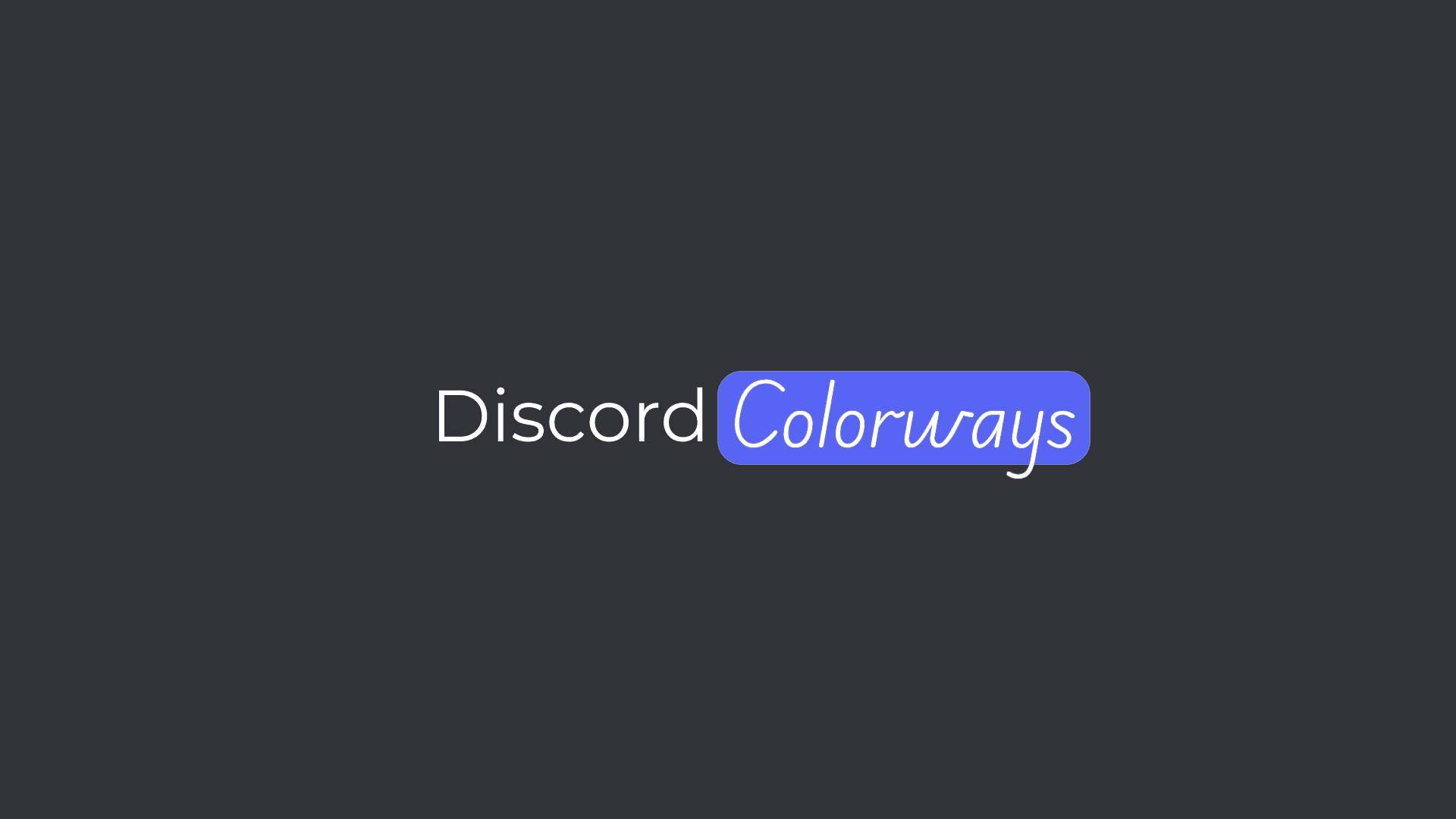 Cover Image for DiscordColorways and presets: a platform for a new kind of themes